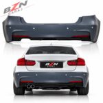 BMW F30 3 SERİSİ 2012-19 F30 M TECH ARKA TAMPON BOYASIZ - Görsel 3