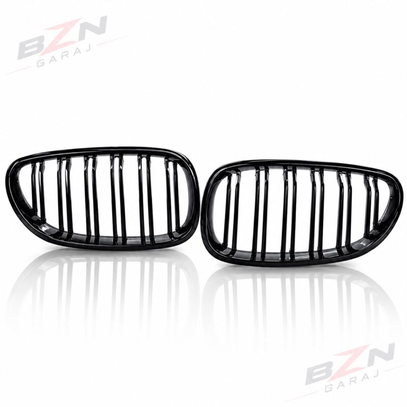 bmw e 60 panjur/böbrek parlak siyah ithal