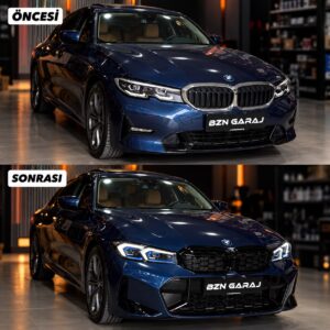 bmw g20 facelift dönüşüm öncesi ve sonrası